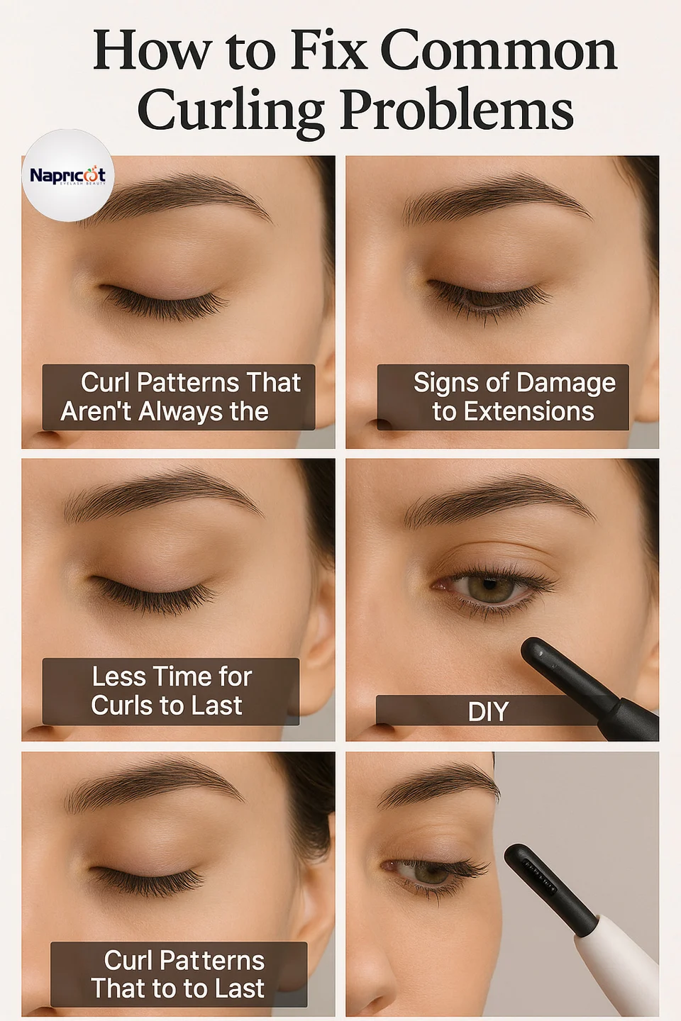 lash extension heat curler guide
