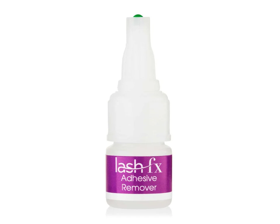 Professional lash lift glue removers including Lami Super Booster, Elleebana, and InLei removal systems with synthetic brushes